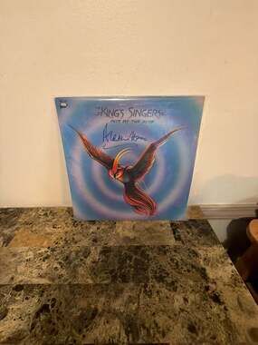 The King's Singers - Out Of The Blue Vinyl LP Autographed